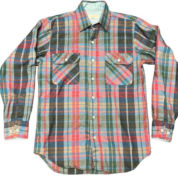 Other - Vintage Flannel Arrow sportswear Button up shirt size small